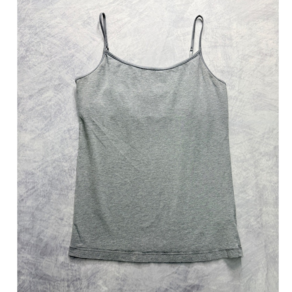 y2k Aeropostale Gray Shelf Bra Cami Tank Top womens Sz L indie layering